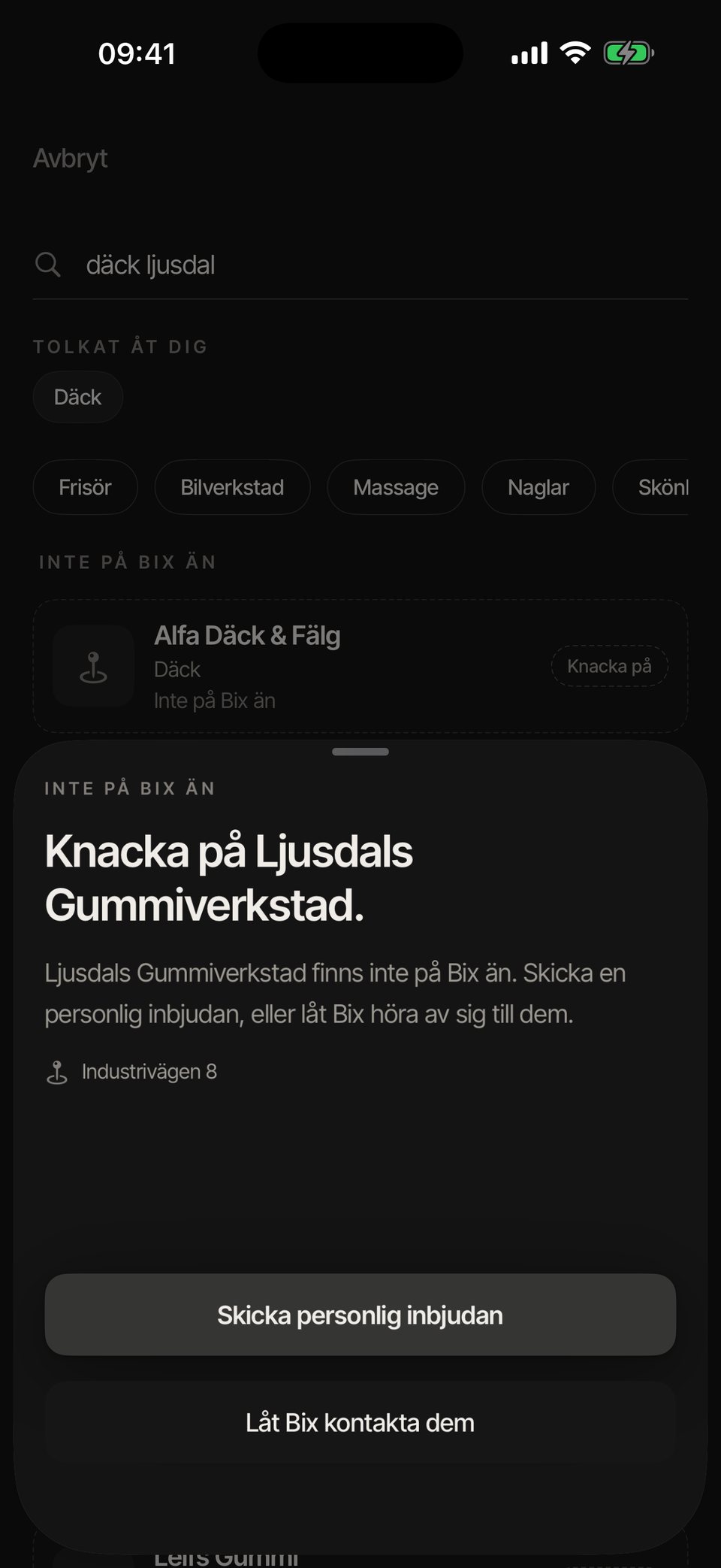Knacka på i Bix