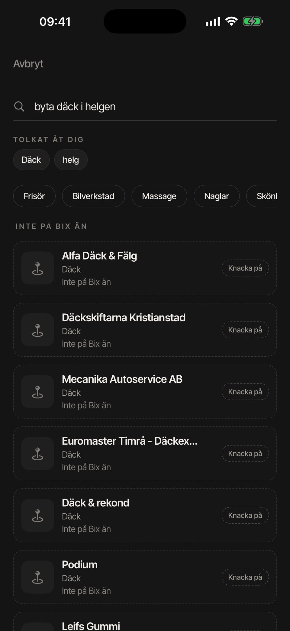 Smart sökning i Bix